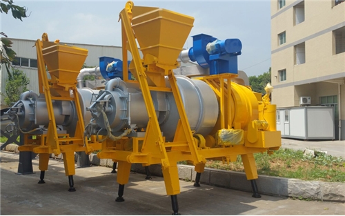 QCS twin drum mobile asphalt mixing plant